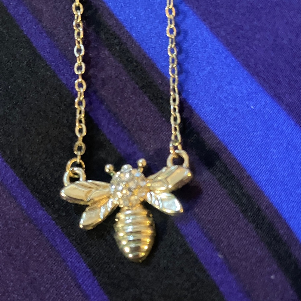3/$15. INC International Concepts Gold Bee Necklace